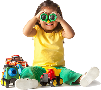A young learner ready to explore